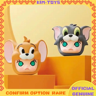 【Kim Toys 】popmart Molly X Warner Bros. Earphone Bag  Jerry Tom Cat and Mouse กระเป๋าใส่หูฟัง ลายครบรอบ 100 ปี สําหรับแมว และหนู