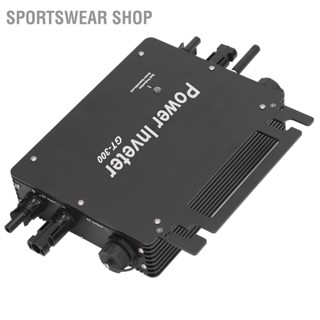 Sportswear Shop Solar Grid Tie Micro Inverter สำหรับแผง 1 เฟส 300W DC to AC WiFi EU Plug 230V