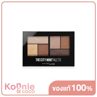 Maybelline New York The City Mini Eyeshadow Palette 6.1g พาเลทอายแชโดว์.