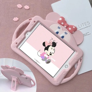 [Aimeidai] เคสแท็บเล็ต ลายการ์ตูนมินนี่ สีชมพู พร้อมที่จับ สําหรับ iPad 2 3 4 Mini Air Pro Series