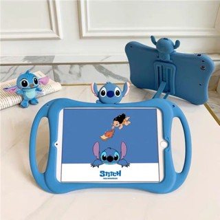 [Aimeidai] เคสแท็บเล็ต ลาย Stitch น่ารัก พร้อมที่จับ สําหรับ iPad 2 3 4 Mini Air Pro Series