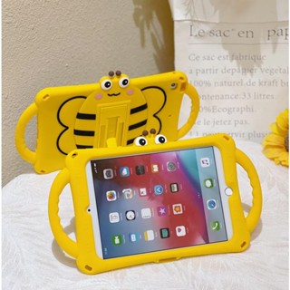 [Aimeidai] เคสแท็บเล็ต ลายผึ้งน่ารัก พร้อมที่จับ สําหรับ iPad 2 3 4 Mini Air Pro Series