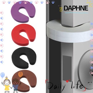 Daphne 4 ชิ้น กันชนประตู ห้องครัว ห้องนอน โฟม คลิปประตู ป้องกันนิ้ว