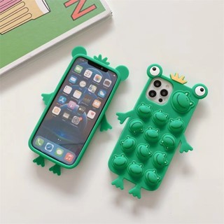 [Aimeidai] เคสโทรศัพท์มือถือ ซิลิโคน กันกระแทก ลายกบน่ารัก สําหรับ OPPO Reno4 Reno5 A91 A55 A92S
