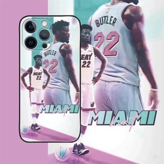 [Aimeidai] เคสโทรศัพท์มือถือซิลิโคน กันกระแทก พิมพ์ลาย NBA Super Star Jimmy Butler สําหรับ iPhone 14 13 12 11 Series