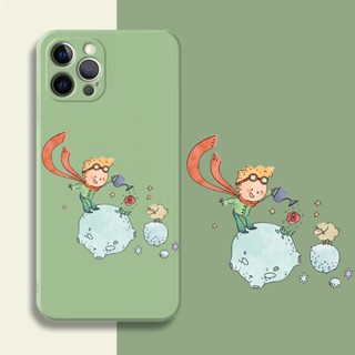 [Aimeidai] เคสโทรศัพท์มือถือ ซิลิโคน กันกระแทก พิมพ์ลาย Le Petit Prince สําหรับ iPhone 13 12 11 Series