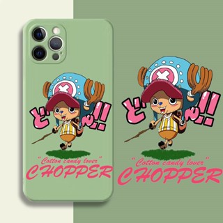 [Aimeidai] เคสโทรศัพท์มือถือ ซิลิโคน กันกระแทก ลายวันพีช Tony Tony Chopper สําหรับ iPhone 13 12 11 Series