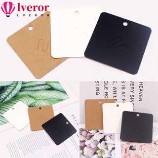 Lveror ป้ายแท็กราคา แบบกระดาษแข็ง สําหรับแขวนโชว์เครื่องประดับ