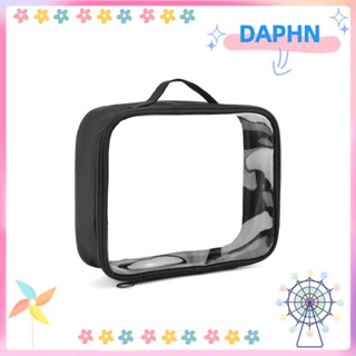 Daphs กระเป๋าเครื่องสําอาง Pvc แบบใส มีซิป สําหรับเดินทาง