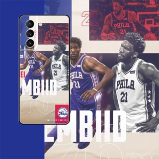 [Aimeidai] เคสโทรศัพท์มือถือ ซิลิโคน กันกระแทก พิมพ์ลาย NBA Star Joel Embiid สําหรับ Samsung S9 S10 S20 S20 FE S21 S22 Series