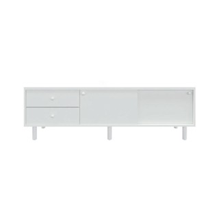 SB Design Square ไซด์บอร์ด รุ่น Pearliz สีขาว (160x45x51 ซม.) แบรนด์ KONCEPT FURNITURE