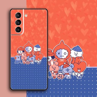 [Aimeidai] เคสโทรศัพท์มือถือ ซิลิโคน กันกระแทก พิมพ์ลาย BT21 สําหรับ Samsung S9 S10 S20 S21 S22 Series