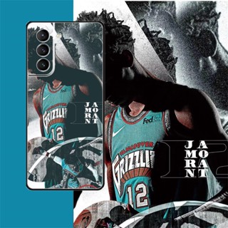 [Aimeidai] เคสโทรศัพท์มือถือ ซิลิโคน กันกระแทก พิมพ์ลาย NBA Star Ja Morant สําหรับ Samsung S9 S10 S20 S21 S22 Series