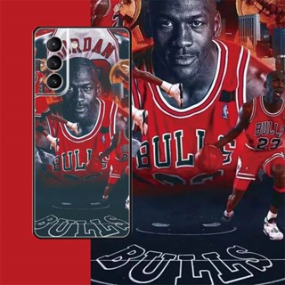 [Aimeidai] เคสโทรศัพท์มือถือ ซิลิโคน กันกระแทก พิมพ์ลาย NBA Super Star Michael Jordan สําหรับ Samsung S9 S10 S20 S21 S22 Series