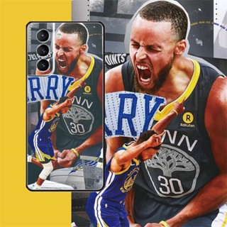 [Aimeidai] เคสโทรศัพท์มือถือ ซิลิโคน กันกระแทก พิมพ์ลาย NBA Super Star Stephen Curry สําหรับ Samsung S9 S10 S20 S21 S22 Series