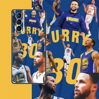 [Aimeidai] เคสโทรศัพท์มือถือ ซิลิโคน กันกระแทก พิมพ์ลาย NBA Super Star Stephen Curry สําหรับ Samsung S9 S10 S20 S21 S22 Series