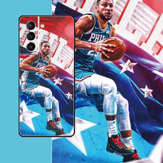 [Aimeidai] เคสโทรศัพท์มือถือ ซิลิโคน กันกระแทก พิมพ์ลาย NBA Star Ben Simmons สําหรับ Samsung S9 S10 S20 S21 S22 Series