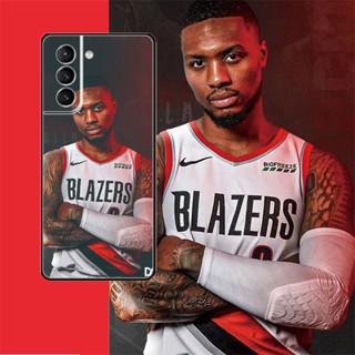 [Aimeidai] เคสโทรศัพท์มือถือ ซิลิโคน กันกระแทก ลาย NBA Star Damian Lillard สําหรับ Samsung S9 S10 S20 S20 FE S21 S22 Series