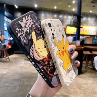 [Aimeidai] เคสโทรศัพท์มือถือซิลิโคน พิมพ์ลายปิกาจูน่ารัก สําหรับ Samsung A11 M11 M21 A01 M31 M51 M62 F62 A10 M10