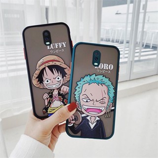 [Aimeidai] เคสโทรศัพท์มือถือ ซิลิโคน ใส ผิวด้าน กันรอยกล้อง ลายวันพีช ลูฟี่ โซโร่ สําหรับ Samsung S22 S21 S20 S10 S9 S8 Series