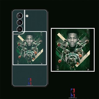 [Aimeidai] เคสโทรศัพท์มือถือ ซิลิโคน กันกระแทก ลาย NBA Star Giannis Antetokounmpo สําหรับ Samsung S9 S10 S20 S20 FE S21 S22 Series