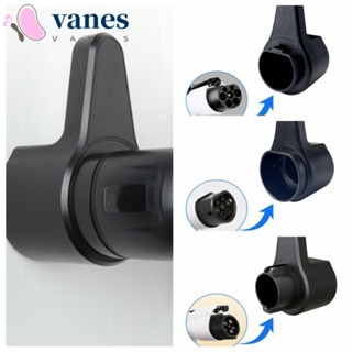 Vanes1 EV ที่วางสายชาร์จในรถยนต์ แบบติดผนัง ABS ทนทาน สีดํา