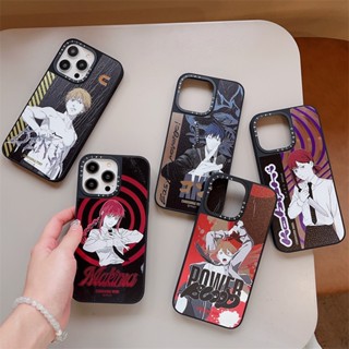 Casetify เคสโทรศัพท์มือถือ TPU กันกระแทก พิมพ์ลายตัวอักษร มีกระจกด้านข้าง สําหรับ iPhone 14 Pro MAX 11 12 13 Pro MAX 14 Plus