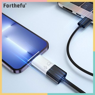 ★ Forthefu ★  อะแดปเตอร์แปลงข้อมูล 8 Pin ตัวผู้ เป็น USB3.0 ตัวเมีย 480Mbps 8 Pin เป็น Type-C3.1 USB3.0 OTG สําหรับ iPhone iPad