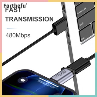 ★ Forthefu ★  ตัวแปลง Type C ตัวเมีย เป็น Micro USB Mini USB 480Mbps Micro USB ตัวเมีย เป็น Type C Mini USB 18W 5V 2A สําหรับโทรศัพท์ แท็บเล็ต พีซี 2 ชิ้น