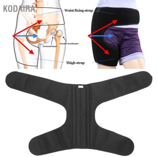 KODAIRA สายรัดสะโพกแบบปรับได้ Stabilizer Sciatica Pain Relief Groin Compression Wrap (สีดำ)