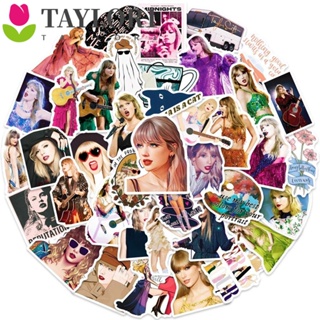 Taylor1 สติกเกอร์ PVC ลายกราฟฟิติ Taylor Swift สําหรับตกแต่งสเก็ตบอร์ด 50 ชิ้น