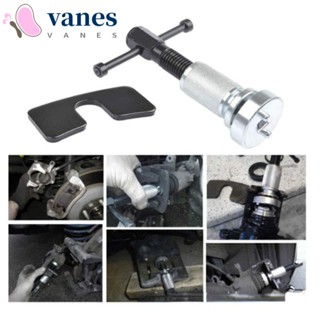 Vanes1 ชุดปรับผ้าเบรก คาลิปเปอร์ดิสก์เบรก เหล็กโครเมี่ยมวานาเดียม สีเงิน แบบเปลี่ยน สําหรับรถยนต์