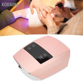 KODAIRA โคมไฟเล็บ 96W แห้งเร็วแบตเตอรี่แบบชาร์จไฟได้ยาวนาน UV LED Nail Light 100-240V