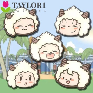 Taylor1 เข็มกลัดการ์ตูนแกะ สัตว์ อะคริลิค สไตล์เกาหลี ใช้ได้ทุกวัน