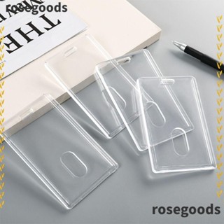 Rosegoods1 ซองใส่นามบัตร อะคริลิคใส แนวตั้ง กันน้ํา กันฝุ่น อเนกประสงค์