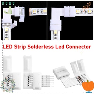 Suhu แถบเชื่อมต่อสายไฟ LED พลาสติก รูปตัว L 6PIN อุปกรณ์เสริม 3 ชิ้น