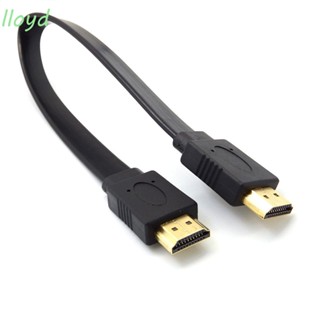 Lloyd สายเคเบิลเชื่อมต่อ HDMI ตัวผู้ เป็นตัวผู้ ความคมชัดสูง รองรับอีเธอร์เน็ต Full HD