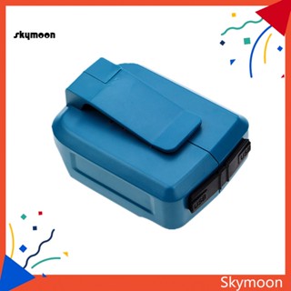 Skym* อะแดปเตอร์ชาร์จแบตเตอรี่ลิเธียมไอออน 18 144V USB สําหรับ Makita BL1415 1445 1815 1830 1845