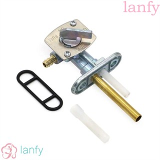 Lanfy สวิตช์ถังน้ํามันเชื้อเพลิง โลหะผสมสังกะสี อุปกรณ์เสริม สําหรับรถจักรยานยนต์ สกูตเตอร์