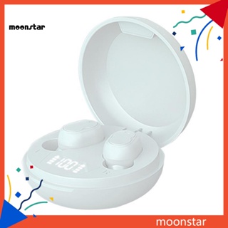 Moo หูฟังสเตอริโอไร้สาย บลูทูธ 50 LED กันน้ํา ควบคุมสัมผัส