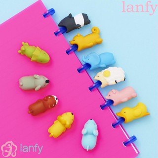 Lanfy ตัวถนอมสายชาร์จ USB รูปการ์ตูนสัตว์กัด กันสายขาด 22 รุ่น