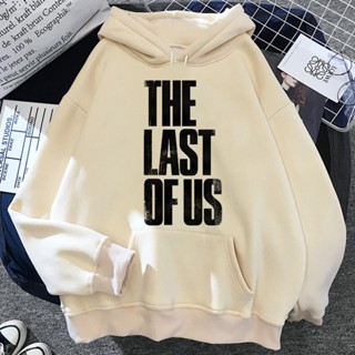 เสื้อฮู้ดดี้ ผ้าฟลีซ ลายอนิเมะ the Last of Us สไตล์วินเทจ สําหรับผู้หญิง