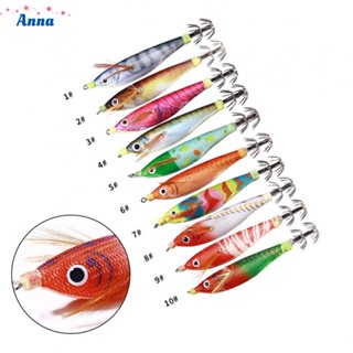 【Anna】Bait Sea Fishing Squid Hook Stainless Steel Squid Hooks 10cm/9.6g 1pcs