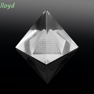 Lloyd ฟิกเกอร์คริสตัล พีระมิด 3D สําหรับตกแต่งบ้าน ห้องนั่งเล่น 1 ชิ้น