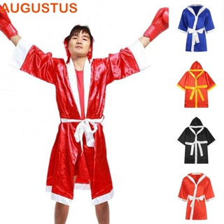 Augustus เสื้อคลุมชกมวย มวยไทย มวยไทย MMA เสื้อคลุม สร้างสรรค์ อะซิเตท ไฟเบอร์ แขนยาว เครื่องแต่งกาย สําหรับผู้ชาย