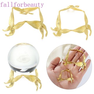 Fallforbeauty ขาตั้งลูกบอลคริสตัล โลหะ ทรงกลม เครื่องประดับ สําหรับตกแต่งบ้าน