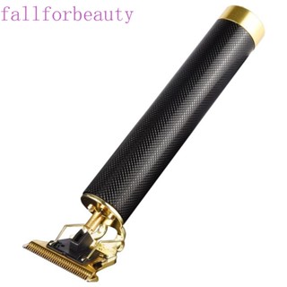 Fallforbeauty ปัตตาเลี่ยนไฟฟ้า ไทเทเนียมอัลลอย หัวแบน กันน้ํา ชาร์จ USB