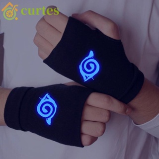 Curtes ถุงมือนารูโตะ เครื่องแต่งกายอะนิเมะ Hatake Kakashi Fingerless