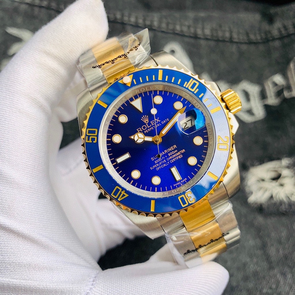 ROLEX Submariner นาฬิกาผู้ชาย นาฬิกาจักรกลอัตโนมัติ