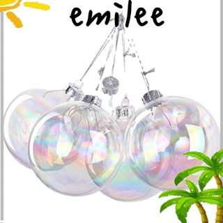 Emilee ลูกบอลพลาสติก เติมได้ 6 ซม. สําหรับตกแต่งต้นคริสต์มาส งานแต่งงาน